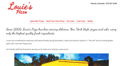 Desktop Screenshot of paoniapizza.com